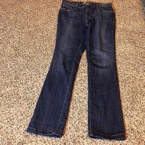 Levi's 505 Straight‎ Leg Jeans Women's Size 28 Dark Wash Denim